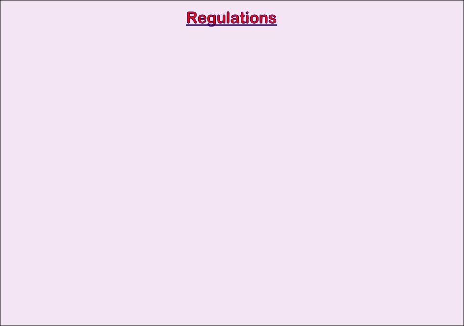 Regulations
